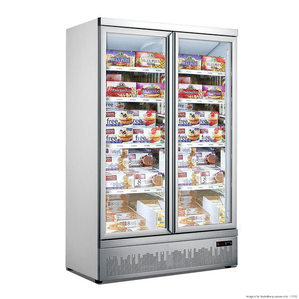 Commercial Display Freezer Double Door LG-1000GBMF