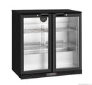 Thermaster Under Bench double Heated Glass Doors Bar Cooler with heater switch