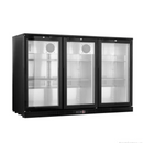 Thermaster Under Bench three Heated Glass Doors Bar Cooler with heater switch