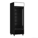 Single Glass Door Black Colourbond Upright Drink Fridge - LG-540BP