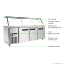 Thermaster Cold Salad & Noodle Bar 6x1/1 GN Pans PG210FA-XG