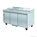 PWB150 three door DELUXE Pizza Prep Bench