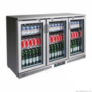 SC316SG Three Door Stainless Steel Bar Cooler