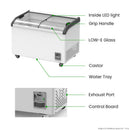 Thermaster Heavy Duty Supermarket Glass Sliding Lid Freezers 406L - SD-406K