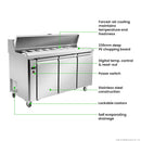 SLB150 three door Sandwich Bar