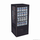 TCBD78B Four-Sided Countertop Display Fridge Black