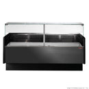 Tecnodom Serie MR9.5 Black 2000mm Wide Deli Display with Storage and Castors TDMR-0920B