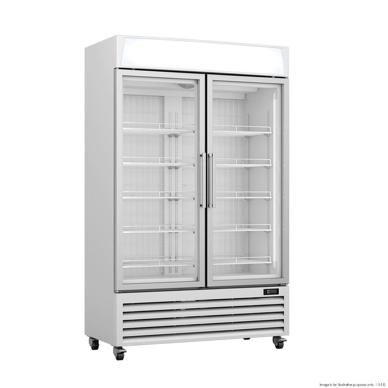 Thermaster 800L Upright Double Glass Door Freezer LG-800PF