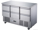 FED-X Six Drawer Compact Workbench Fridge - XGNS1300-6D