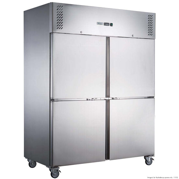 FED-X S/S Four Door Upright Fridge - XURC1200S2V