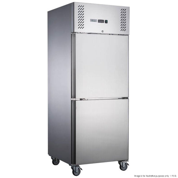 FED-X S/S Two Door Upright Freezer - XURF600S1V