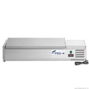 FED-X Salad Bench with Stainless Steel Lid - XVRX1200/380S