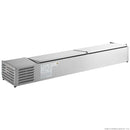 FED-X Salad Bench with Stainless Steel Lids - XVRX1800/380S