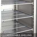 650L Single Door Upright Freezer Stainless Steel