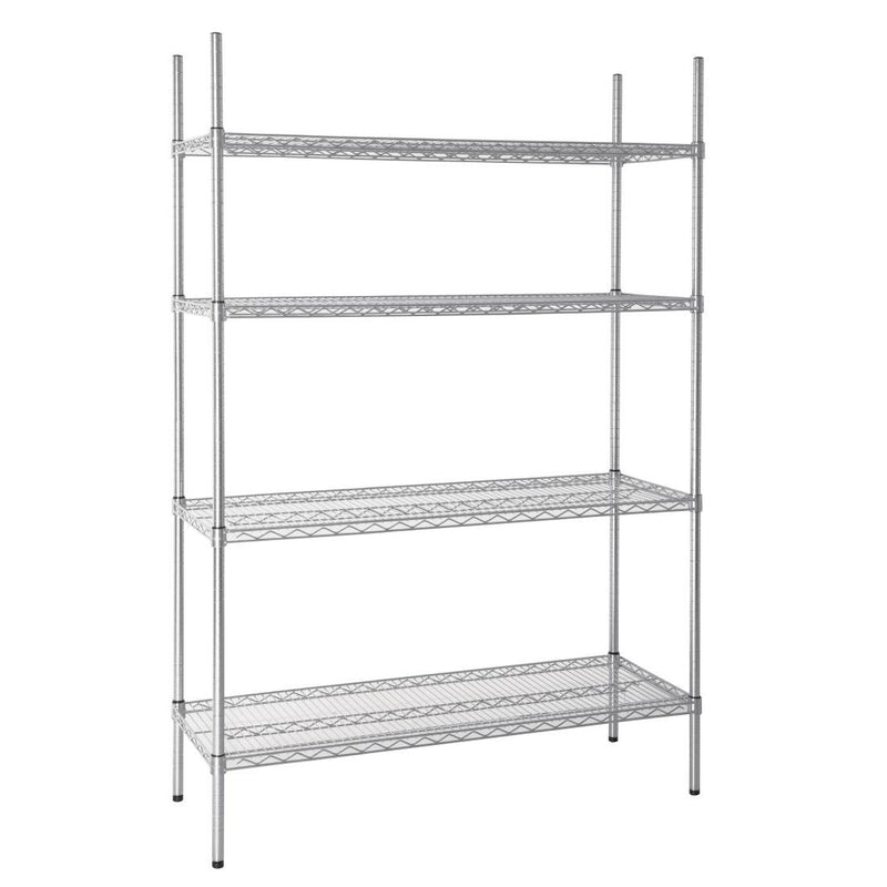 Vogue Flat Pack 4 Shelf Unit - 610x1830mm