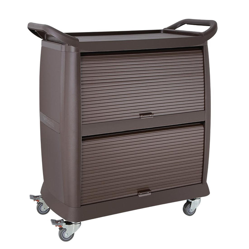 Vogue PP Trolley with Doors & Backboard