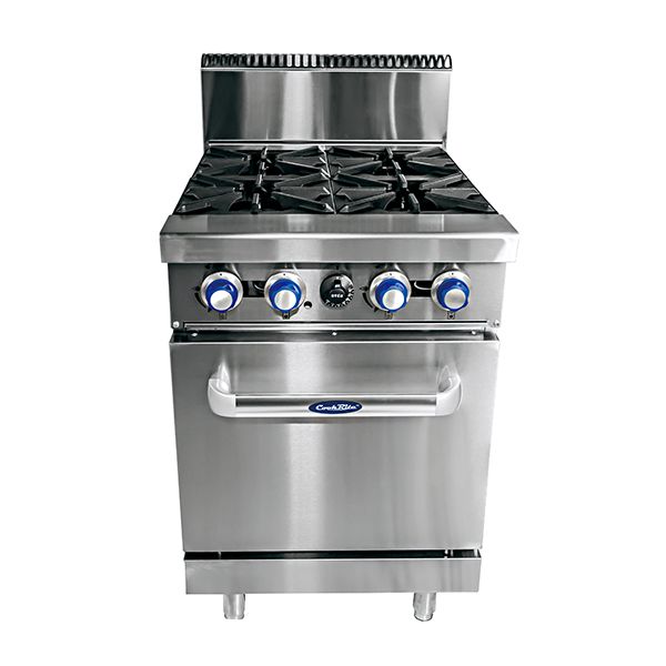 Cookrite ATO-4B-F-LNG 4 Burner with Oven W610 x D790 x H1165-Cafeappliance.com.au