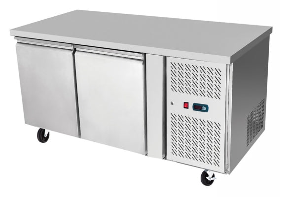 Atosa EPF3462 Underbench Two Door Freezer Table 1360 mm 1