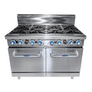 Cookrite ATO-8B-F-NG 8 Burner with Oven W1219 x D790 x H1165-Cafeappliance.com.au