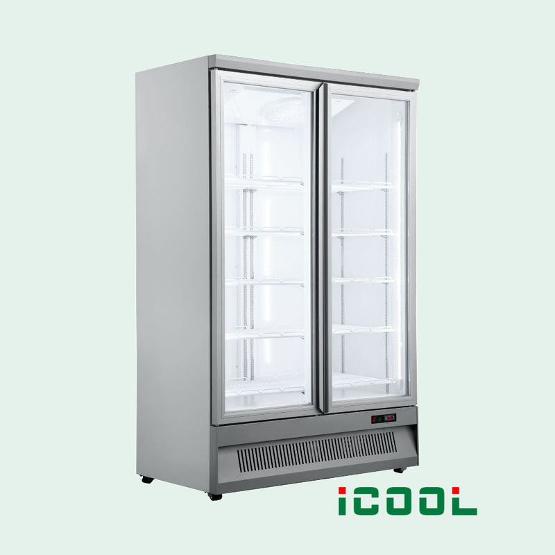 iCool Double Door Supermarket Vertical Display Freezer-FD-BD126AH