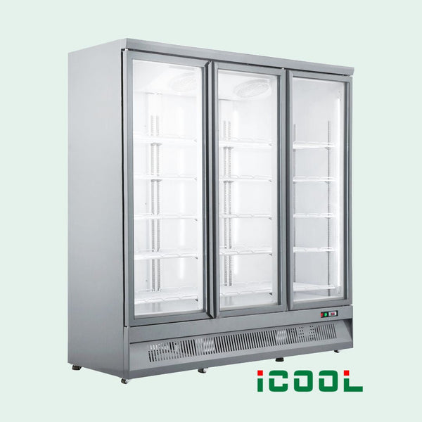 iCool Triple Door Supermarket Vertical Display Fridge-FC-BT188AH