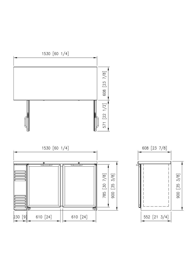 FNB-60BG Back Bar 2