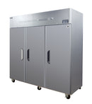 High Top Mount Upright Fridge three Door 1912L 1