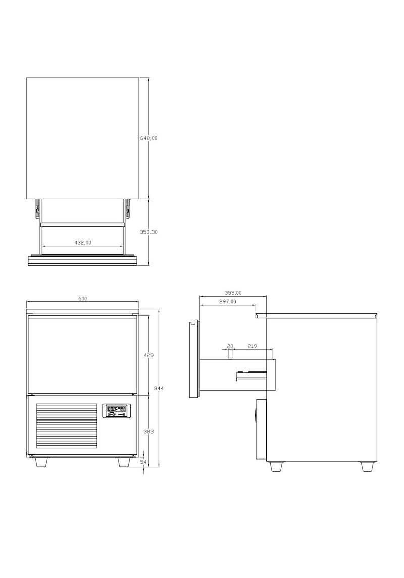 Multi Temperature Drawer / Single Door 600mm Wide 2