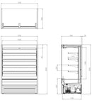 FOD-60VS Open Display Fridge 2