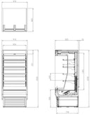 FOD-36VG Open Display Fridge 2