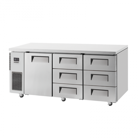 Skipio SUR18-3D-6 Underbench Drawer Fridge - 505 Litres