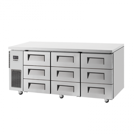 Skipio SUR18-3D-9 Underbench Drawer Fridge - 505 Litres