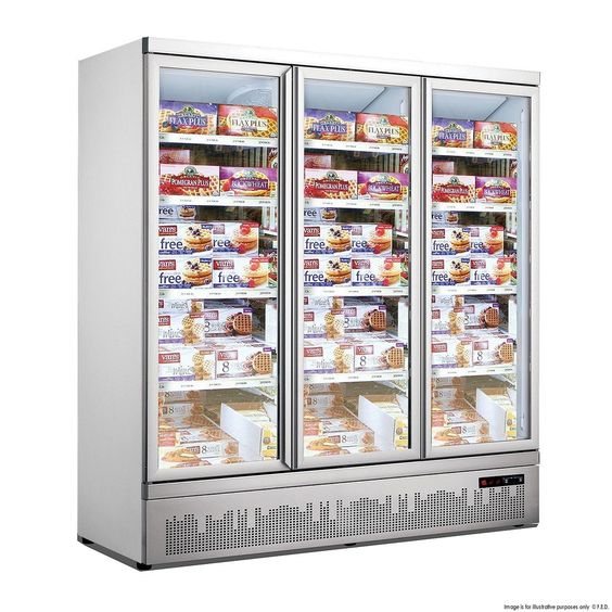 commercial display freezer by cafí© appliances