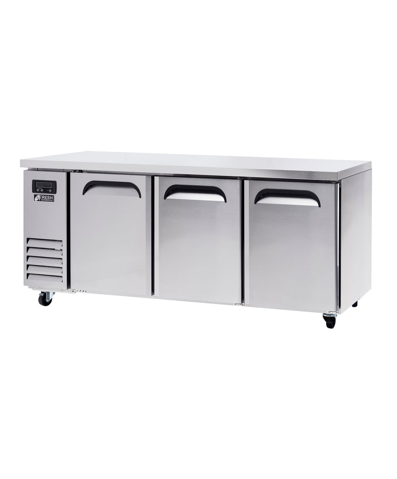 Underbench Fridge Three Door 1800mm Wide 1