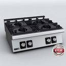 Buy Bench Top 4 Gas Burners - C-G740H-cafeappliance.com.au