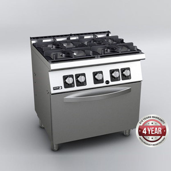 Buy 4 Burner Gas Range with Gas Oven - C-G741H-cafeappliance.com.au