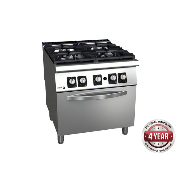 Buy Fagor 900 Series Gas 4 Burner with Gas Oven - C-G941H-cafeappliance.com.au