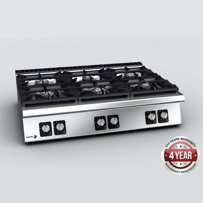 Buy Fagor 900 Series Gas 6 Burner - C-G960H-cafeappliance.com.au