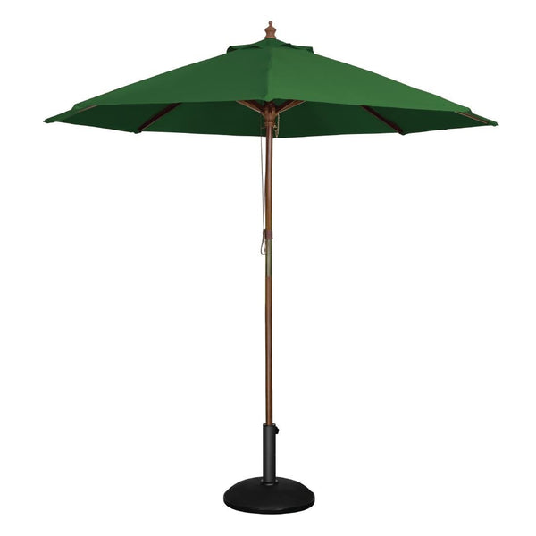 Bolero Round Outdoor Umbrella 2.5m Diameter Green