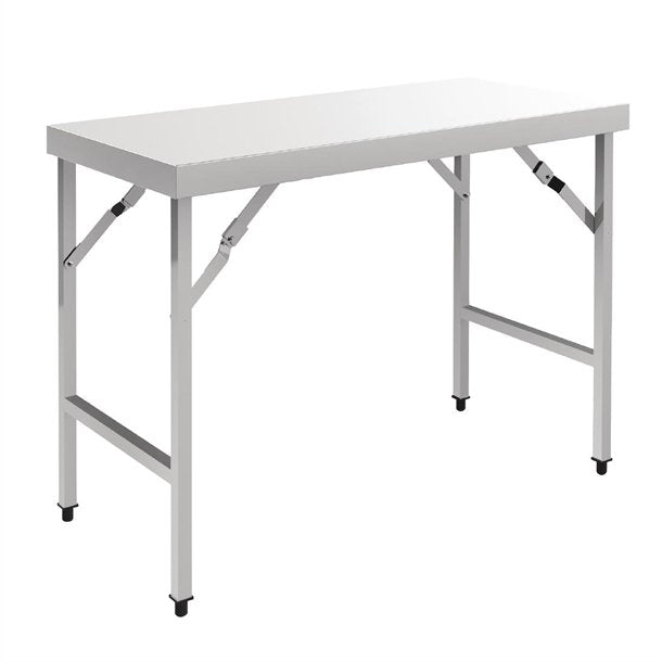 Vogue St/St Folding Table - 1200x600x900mm