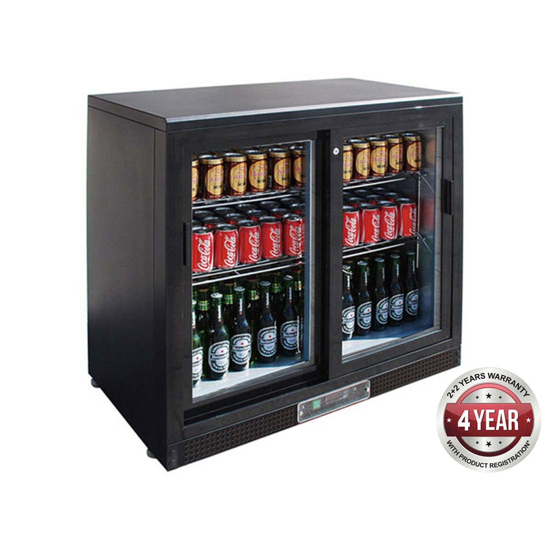 SC248SD Double Sliding Door Drink Cooler-Cafeappliance.com.au