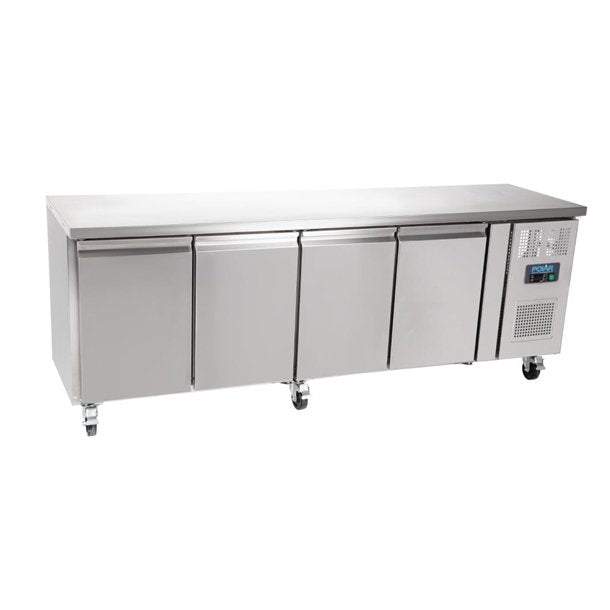 Polar U-Series 4 Door Counter Fridge 449Ltr