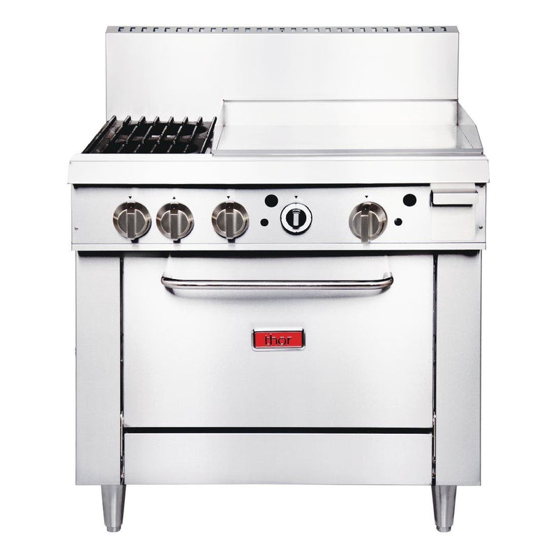 Thor 2 Burner Propane Gas Oven Freestanding Range with Griddle Plate