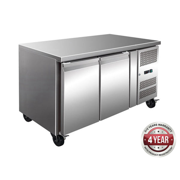 GN2100BT TROPICALISED 2 Door Gastronorm Bench Freezer-Cafeappliance.com.au