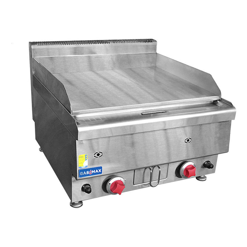 JUS-TRG60 GASMAX Benchtop 2 Bunner Griddle 600mm