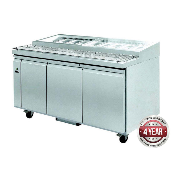 PWB180 three door DELUXE Pizza Prep Bench-Cafeappliance.com.au