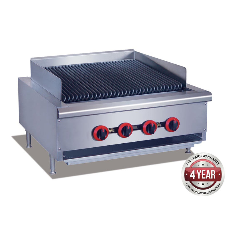 Buy QR-24E Natural Gas 4 Burner Char Grill Top-F.E.D-Catering Equipment, Char Grills, Cooking Equipment-Up to 40% OFF| Delivery within 4-8 Days | Cafe Appliances Australia | Shop Now