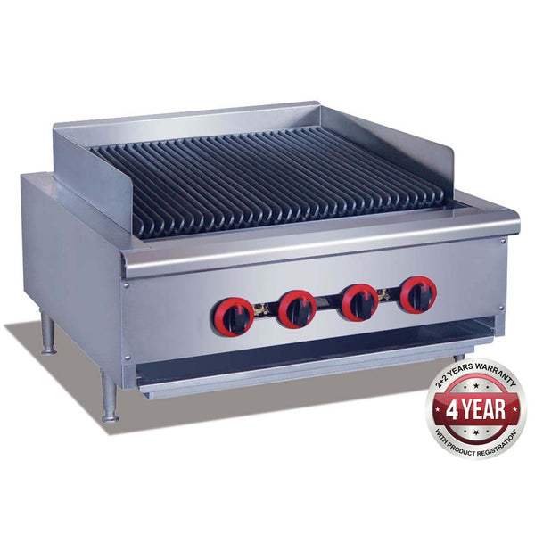 Buy QR-24ELPG LPG Gas 4 Burner Char Grill Top-F.E.D-Catering Equipment, Char Grills, Cooking Equipment-Up to 40% OFF| Delivery within 4-8 Days | Cafe Appliances Australia | Shop Now