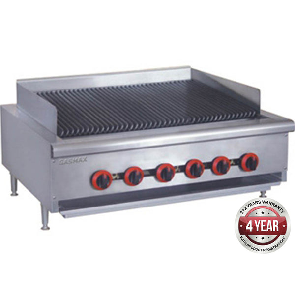 Buy QR-36E Natural Gas 6 Burner Char Grill Top-F.E.D-Catering Equipment, Char Grills, Cooking Equipment-Up to 40% OFF| Delivery within 4-8 Days | Cafe Appliances Australia | Shop Now
