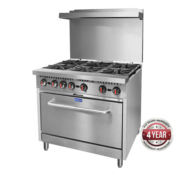 s36(T) Gasmax Six Burner with Oven